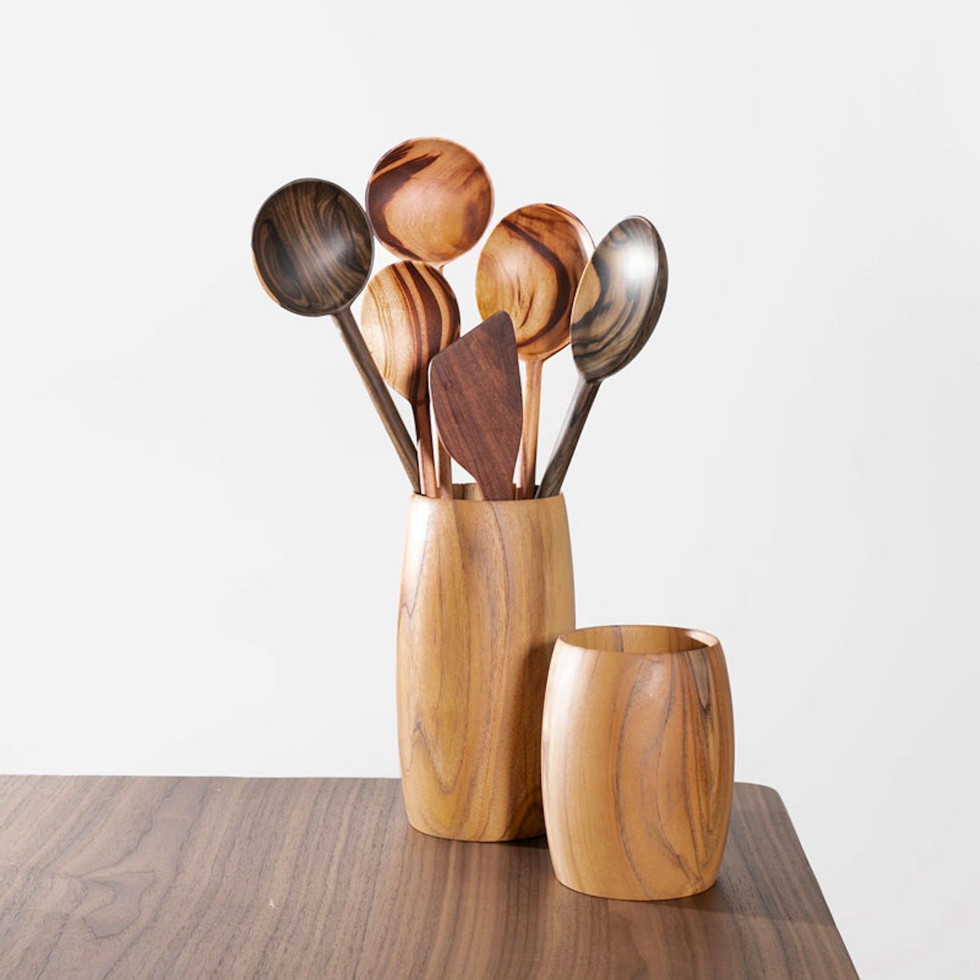 Handcarved Kitchen Spoon Set